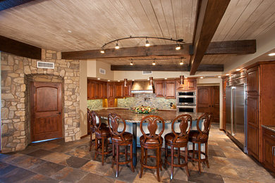 Mountain style kitchen photo in Phoenix