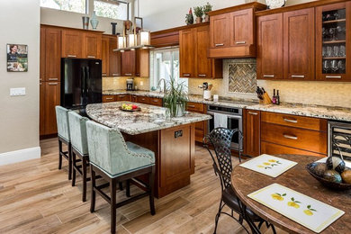 Elegant kitchen photo in Phoenix