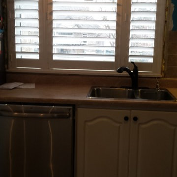 Kitchen Rennovation with Customer Shutters