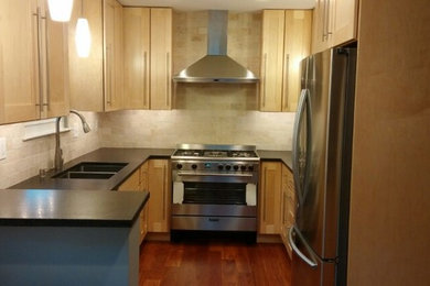 Example of a trendy kitchen design in Richmond