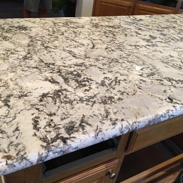 Kitchen Renovation - Delicatus white granite