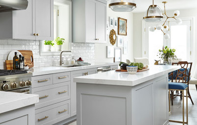 Kitchen of the Week: Gray Cabinets, Mixed Metals and Italian Love