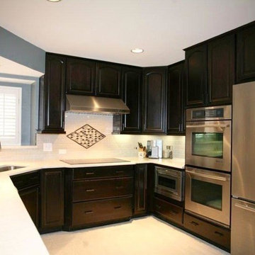 Kitchen Renovation with Dark Cabinetry, Plano, TX