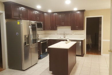 Kitchen Renovation with Soffit Removal