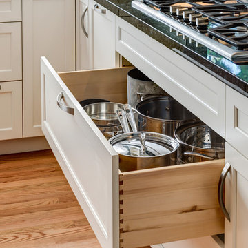 Kitchen Retreat In Shades of Blue and Grey