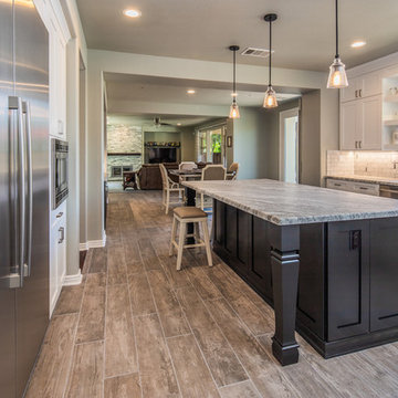 Kitchen: San Diego Transitional Style Full Design and Home Renovation
