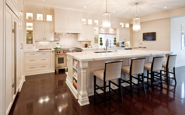 Transitional Kitchen by Shirley Meisels