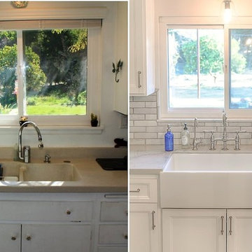 Kitchen Sink - before & after