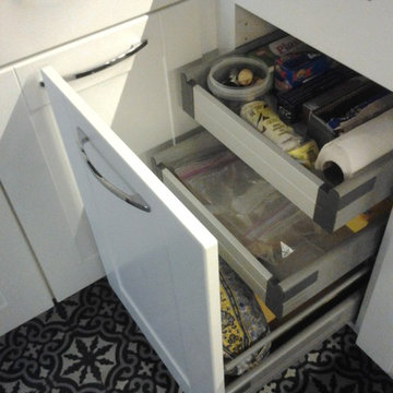 Kitchen storage/inside drawers