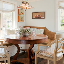 Transitional Dining Room by Su Casa Designs