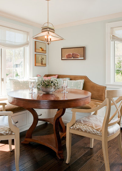 Transitional Dining Room by Su Casa Designs