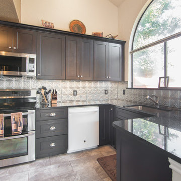 Kitchen | Transitional Design with Espresso Shaker Cabinets