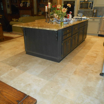 Kitchen Travertine Floor