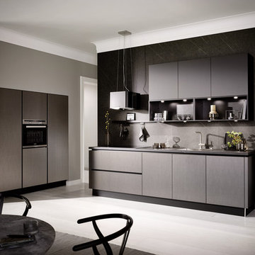 Kitchen Trends 2020- Metallic Grey brushed lacquer kitchen doors
