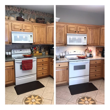 Kitchen Update-Counters, Tile and Paint 2020