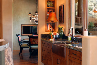 Example of an eclectic kitchen design in Phoenix