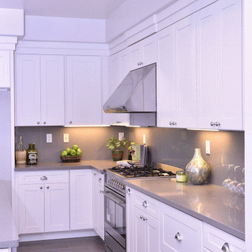 Kitchen- White Shaker Cabinets