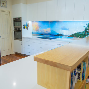Kitchen with a coastal feel