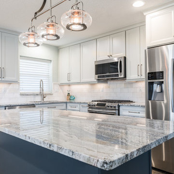 Kitchen with a Statement Island