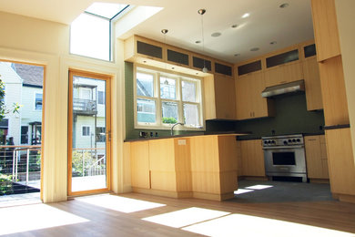 Kitchen with a view (inside and out)