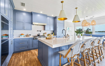 Before and After: 3 Beautiful Blue-and-White Kitchen Makeovers