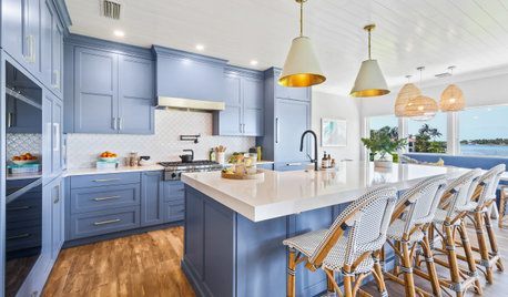 Before and After: 3 Beautiful Blue-and-White Kitchen Makeovers