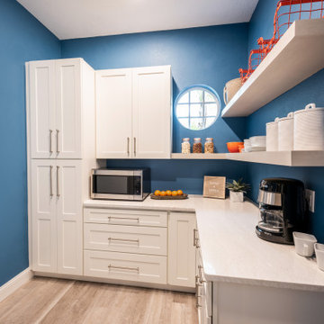 Kitchen With a Walk-In Pantry