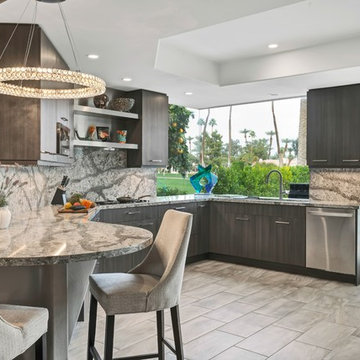KITCHEN WITH BEAUTIFUL GOLF COURSE VIEWS @ INDIAN WELLS
