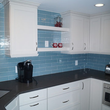 Kitchen with Blue Tile