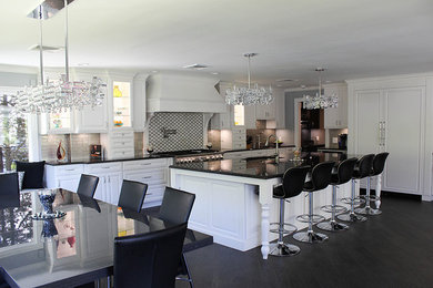 Huge transitional kitchen photo in New York