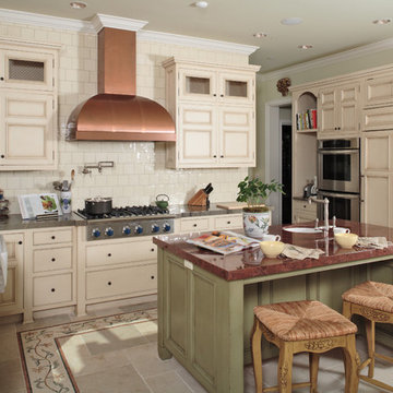 Kitchen with Copper Hood