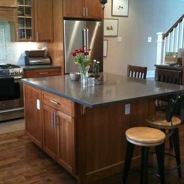 Kitchen with Custom Cherry Cabinets