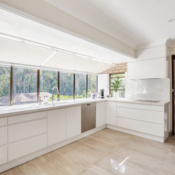Kitchen with Lexicon Quarter Poly doors