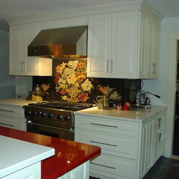 Kitchen with Pop of Color