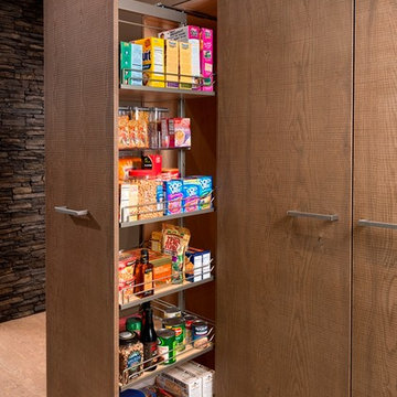 Kitchen with Pullout Pantry