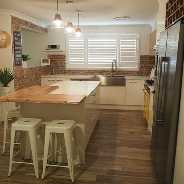 Kitchen with Timber Tops
