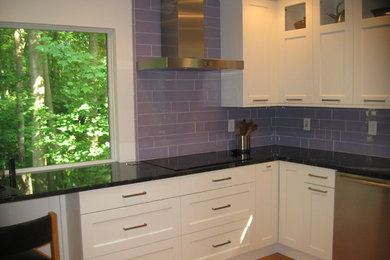 Kitchen with Wooded View