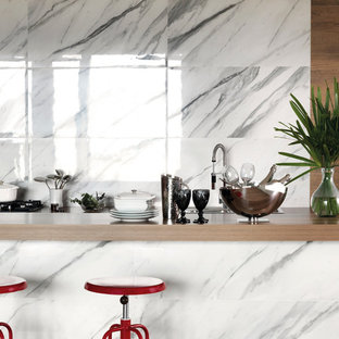 Contemporary kitchen in Melbourne.