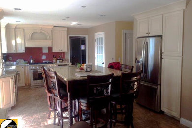 Example of a classic kitchen design in New York