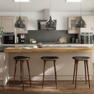 Photo of a midcentury kitchen in Other.