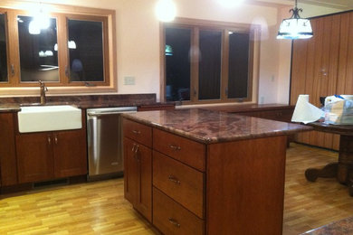 Elegant kitchen photo in Other