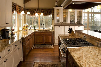 This is an example of a classic kitchen in New York.