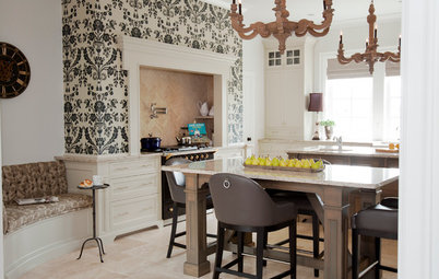 Kitchen of the Week: Updated French Country Style Centered on a Stove