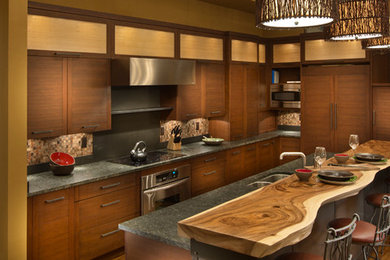 This is an example of a modern kitchen in Sacramento.