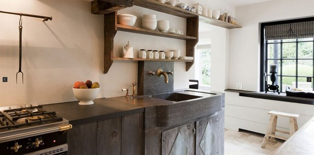 Transitional Kitchen by Ancient Surfaces