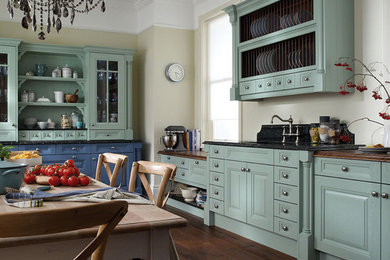 Design ideas for an eclectic kitchen in Kent.