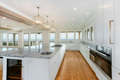 Inspiration for a nautical kitchen in Wilmington.