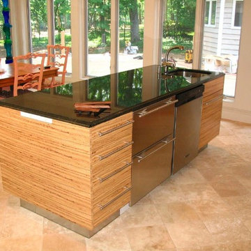 Kitchens with Wood Veneer