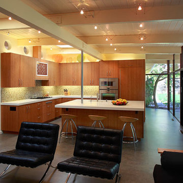 Klopf Architecture - Kitchen viewed from family area