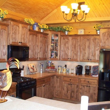 knotty alder kitchen